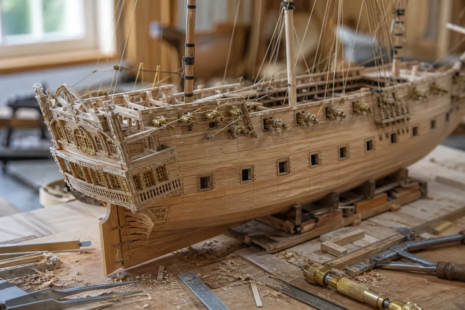 La maquette du Soleil Royal en bois mérite un choix averti